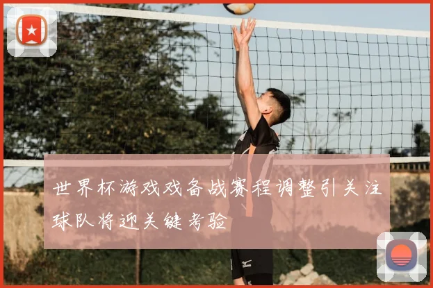 世界杯游戏戏备战赛程调整引关注球队将迎关键考验