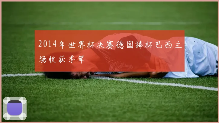 2014年世界杯决赛德国捧杯巴西主场收获季军